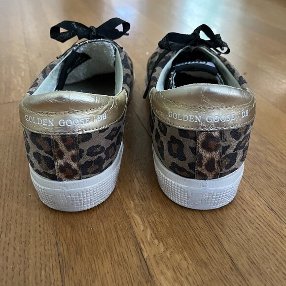 Golden Goose May Sneaker - Leopard Print - Women Italian Size 39/ U.S. 8 - Picture 3 of 6